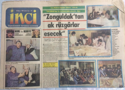 Tercüman Gazetesi İnci Magazin Eki 18 Mayıs 1984 - Sezen Aksu Geçim Sıkıntısı Çekiyorum GZ21876 - 1