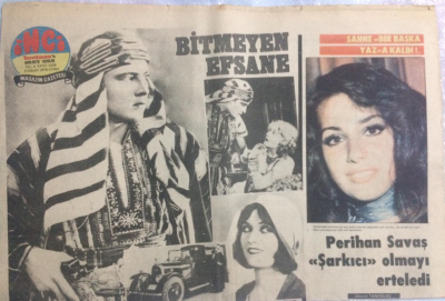 Tercüman Gazetesi İnci Magazin Eki 2 Nisan 1976 - Perihan Savaş Şarkıcı Olmayı Erteledi GZ21786 - 1