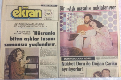 Tercüman Gazetesi İnci Magazin Eki 21 Mart 1978 - Nukhet Duru İle Doğan Canku Ayrılıyor GZ21735 - 1