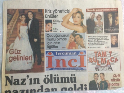 Tercüman Gazetesi İnci Magazin Eki 23 Eylül 2005 - Özcan Denizden Uyarı GZ21764 - 1