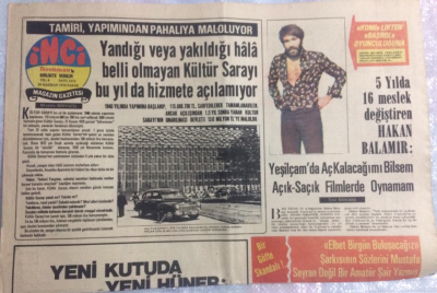 Tercüman Gazetesi İnci Magazin Eki 26 Haziran 1975 - 5 Yılda 15 Meslek Değiştiren Hakan Balamir GZ21805 - 1