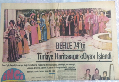 Tercüman Gazetesi İnci Magazin Eki 26 Mayıs 1974 - Nilüfer Sahneye Çıkıyor GZ21879 - 1