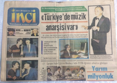 Tercüman Gazetesi İnci Magazin Eki 28 Nisan 1984 - Amerika Tarihini Yine Bir Zenci Yazıyor GZ21881 - 1