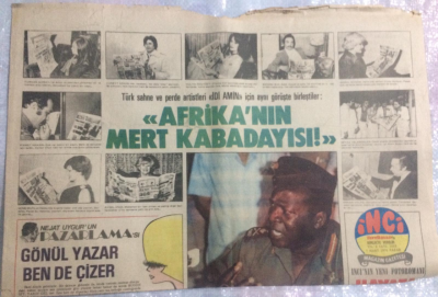 Tercüman Gazetesi İnci Magazin Eki 7 Mart 1976 - İdi Amin,Afrikanın Mert Kabadayısı GZ21787 - 1