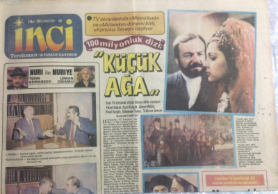 Tercüman Gazetesi İnci Magazin Eki 9 Mart 1984 - Çiğdem Tunç,Yeşilçama Alışamadım GZ21833 - 1
