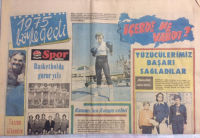 Tercüman Gazetesi İnci Spor Eki 1 Ocak 1976 - Basketbol Da Gurur Yılı, Tarzan Ülkemize Geldi GZ21726 - 1