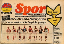 Tercüman Gazetesi İnci Spor Eki 10 Ağustos 1972 - Karagümrük'te Eski Albüm - Münih Oyunları Habersiz Başladı Ve... GZ160717 - Gökçekoleksiyon