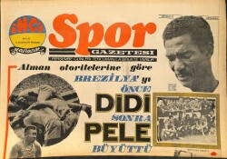 Tercüman Gazetesi İnci Spor Eki 17 Ağustos 1972 - Alman Otoritelerine Göre Brezilya'yı Önce Didi Sonra Pele Büyüttü GZ160563 - Gökçekoleksiyon