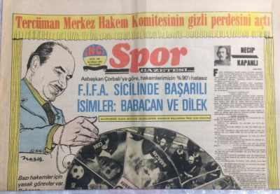 Tercüman Gazetesi İnci Spor Eki 24 Nisan 1975 - Fifa Sicilinde Başarılı İsimler Babacan Ve Dilek GZ21694 - 1