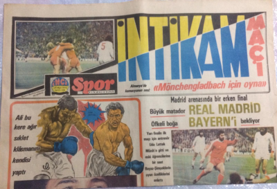 Tercüman Gazetesi İnci Spor Eki 25 Mart 1976 - Real Madrid, Bayerni Bekliyor GZ21690 - 1