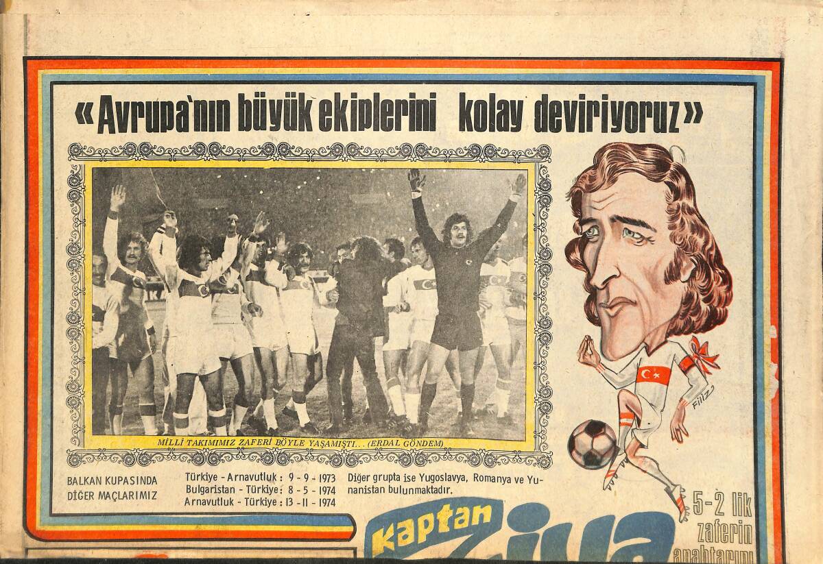 Tercüman Gazetesi İnci Spor Eki 26 Nisan 1973 - Milli Takım Türkiye'de Kondisyon Ve Oyun Disiplini En İyi Olan Ekiptir GZ145526 - 1