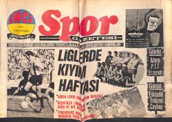 Tercüman Gazetesi İnci Spor Eki 28 Ekim 1971 - Liglerde Kıyım Haftası GZ160892 - Gökçekoleksiyon