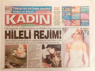 Tercüman Gazetesi Kadın Eki 14 Ekim 1990 - Ajda Pekkan Ve Seren Serengil,Hileli Rejim GZ40040 - 1