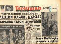 Tercüman Gazetesi - Kıbrısa Gizlice Giren Rauf Denktaşı, Rum Polisleri Tevkif Etti. - Senato, Meclis Bugün Çalışmalara Başlıyor. GZ123643 - 1