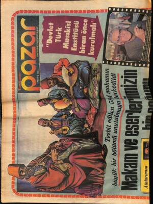 Tercüman Gazetesi Pazar Eki 12 Mayıs 1985 - Ali Rıza Avni, Sadi Hoşses, Yusuf Nalkesen GZ75893 - 1