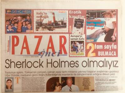 Tercüman Gazetesi Pazar Eki 16 Temmuz 2006 - Uğur Dündar Hep Zirvede Kalmayı Başardı GZ38855 - 1
