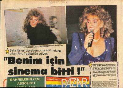 Tercüman Gazetesi Pazar Eki 17 Mart 1985 - Harika Avcı , İstediği Bütün Şeylere Sahip Olduğunu Açıklarken , Kendine Güvendiğini Söylüyor GZ114489 - 1