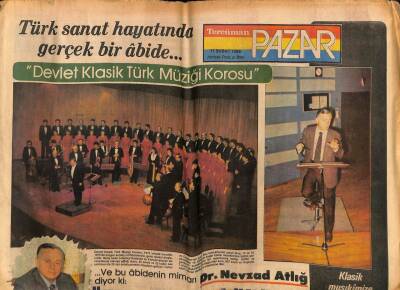 Tercüman Gazetesi Pazar Eki 17 Şubat 1985 - Füsun Önal Türk Müziği Haddim Değil Arabesk İse Midemi Bulandırıyor Dedi GZ75902 - 1