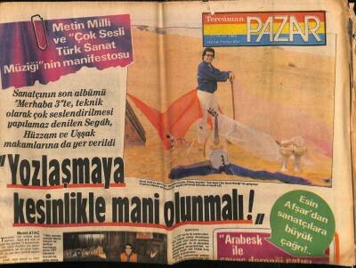 Tercüman Gazetesi Pazar Eki 27 Ocak 1985 - Esin Afşar Hodri Meydan Genbebay GZ75903 - 1