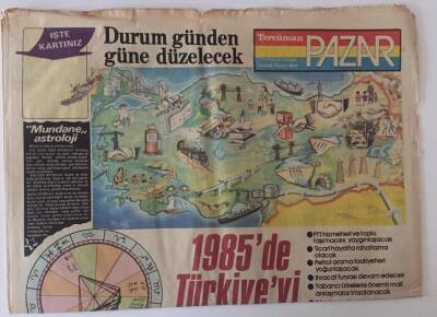 Tercüman Gazetesi Pazar Eki 30 Aralık 1984 - 1985 de Türkiyeyi Neler Bekliyor GZ13274 - 1