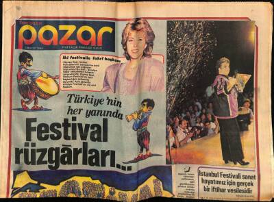 Tercüman Gazetesi Pazar Eki 5 Mayıs 1985 - Zeki Müren Ve İstanbul Festivali GZ75894 - 1