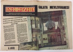 Tercüman Gazetesi Ramazan Eki 15 Eylül 1976 - Galata Mevlevihanesi GZ13415 - 1