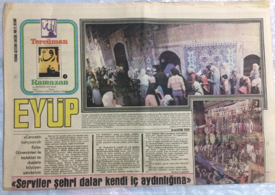 Tercüman Gazetesi Ramazan Eki 22 Ağustos 1978 - Eyüp Sultan GZ21342 - 1