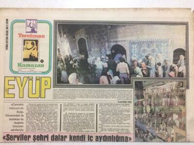Tercüman Gazetesi Ramazan Eki 22 Ağustos 1978 - İstanbulda 6 Aylık Mezar Yeri Kaldı GZ50263 - 1