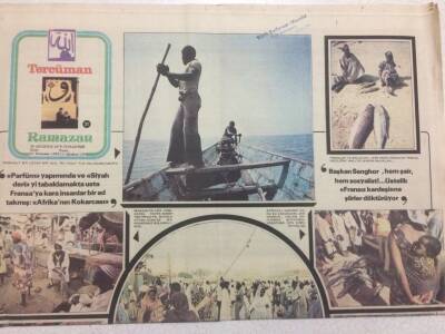 Tercüman Gazetesi Ramazan Eki 26 Ağustos 1978 - Fransız Terbiyesi İle Tabaklanmış İnsanlar Senagalliler GZ47242 - 1