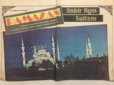 Tercüman Gazetesi Ramazan Eki 27 Ağustos 1976 - Süleyman Ateş Yazıyor GZ51353 - 1
