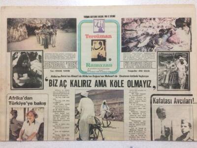 Tercüman Gazetesi Ramazan Eki 28 Ağustos 1978 - Kafatası Avcıları GZ50257 - 1