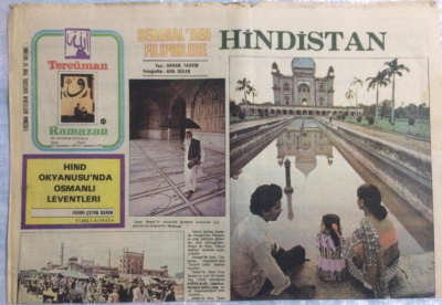 Tercüman Gazetesi Ramazan Eki 29 Ağustos 1978 - Hind Okyanusunda Osmanlı Leventleri GZ21354 - 1