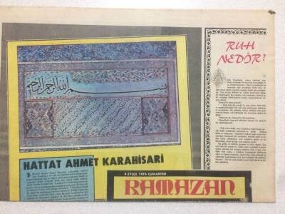 Tercüman Gazetesi Ramazan Eki 4 Eylül 1976 - Ruh Nedir? GZ50281 - 1
