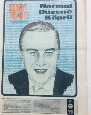 Tercüman Gazetesi Sanayi Ticaret Eki 7 Mayıs 1973 - Normal Düzene Köprü GZ42530 - 1