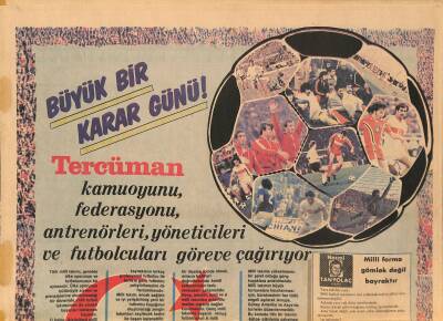 Tercüman Gazetesi Spor Eki - 58 Yılda Milli Takımımızın İki Başarılı Dönemi Var GZ127750 - 1