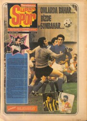 Tercüman Gazetesi Süper Spor Eki 9 Şubat 1983 - Galatasaray Oyuncu Kadrosu Afişi GZ126848 - 1
