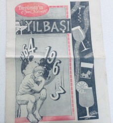 Tercüman Gazetesi Yılbaşı Eki - 1964 - Vatandaşın Avucundaki Politikacı GZ46280 - 2