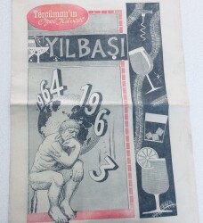 Tercüman Gazetesi Yılbaşı Eki - 1964 - Vatandaşın Avucundaki Politikacı GZ46280 - 1