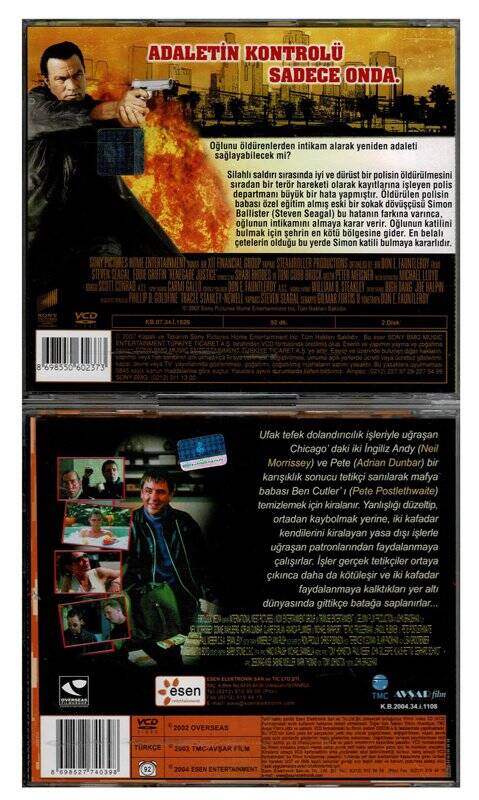 Tetikçi Adaletin Peşinde - 2 Adet VCD Film VCD711 - 2