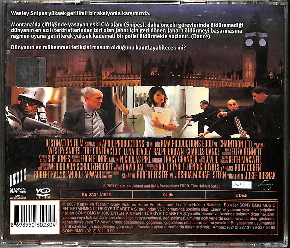 Tetikçi - The Contractor (2007) Orjinal VCD Film ' Wesley Snipes ' VCD29180 - 2