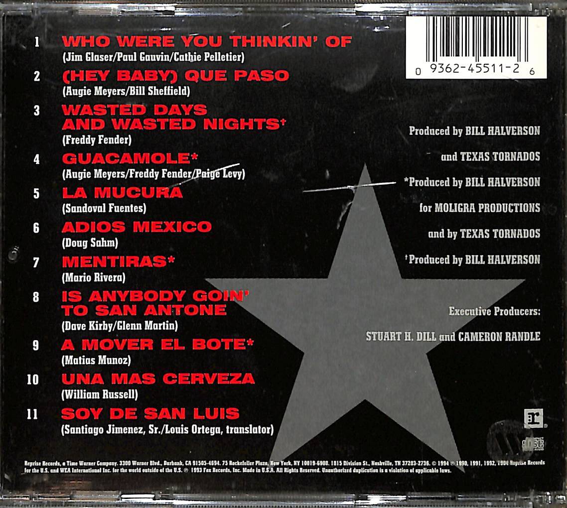 Texas Tornados - The Best Of Texas Tornados CD (İkinci El) CD5561 - 2