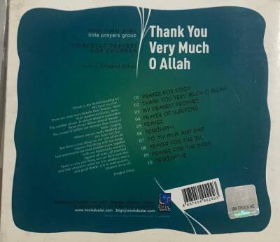 Thank You Very Muck O Allah * ( İkinci El ) CD Müzik CD2584 - 2