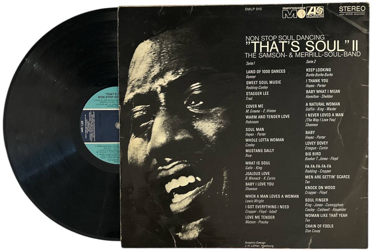 That's Soul 2 - Non Stop Soul Dancing LP Plak (10/8) PLK25528 - 2