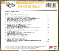 The Art Of Mozart CD (İkinci El) CD4211 - 2