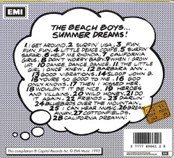 The Beach Boys – Summer Dreams! | EMI Müzik CD (İkinci El - 1993 - Orijinal İngiltere Baskısı - Sarı Bandrol) CD5932 - 3