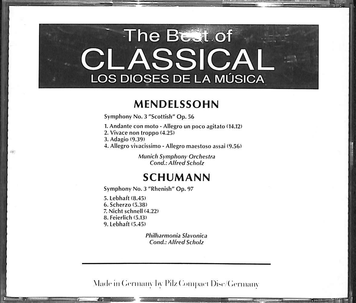 The Best of Classical - Mendelssohn Schumann CD (İkinci El) CD4028 - 2