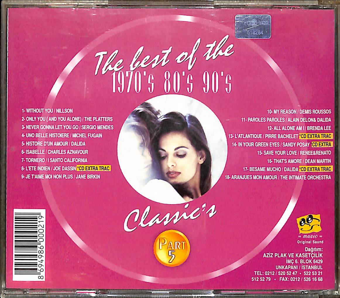 The Best of The 1970's 80's 90's Classic's CD (İkinci El) CD5720 - 2