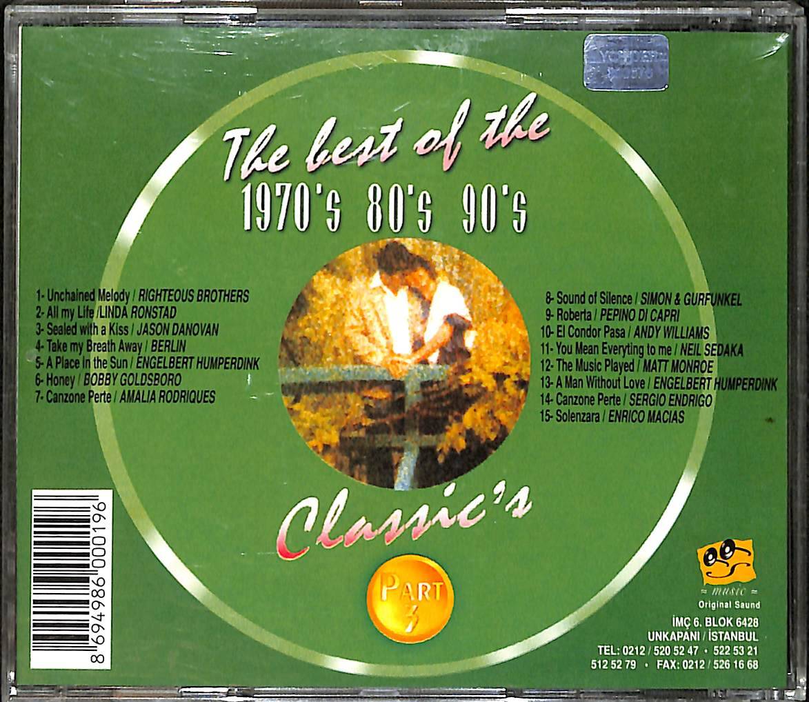 The Best Of The Classic's Part 3 CD (İkinci El) CD4081 - 2