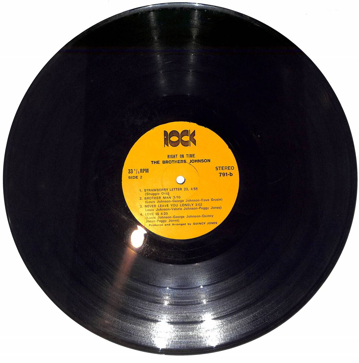 The Brothers Johnson – Right On Time LP PLAK (Açıklamayı Okuyunuz) PLK26665 - 2