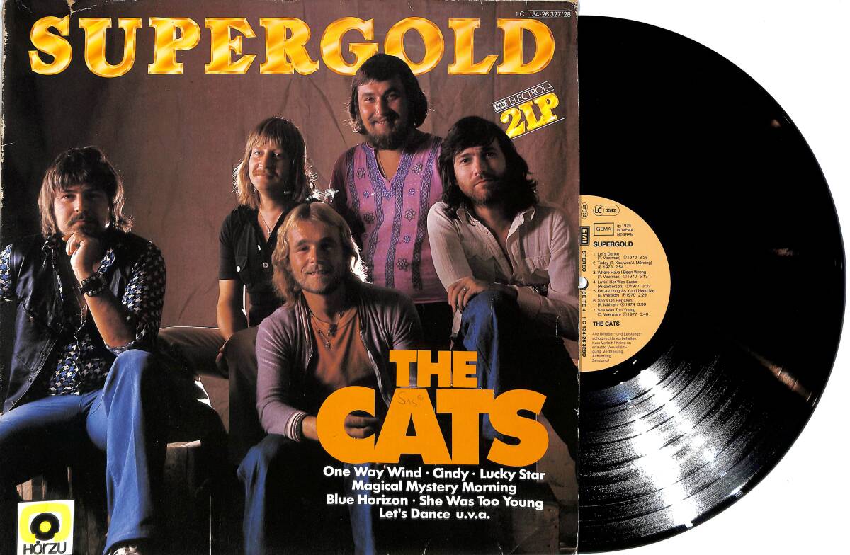 The Cats - Super Gold (Almanya Baskı) 2 LP PLAK (10/8) PLK25980 - 1